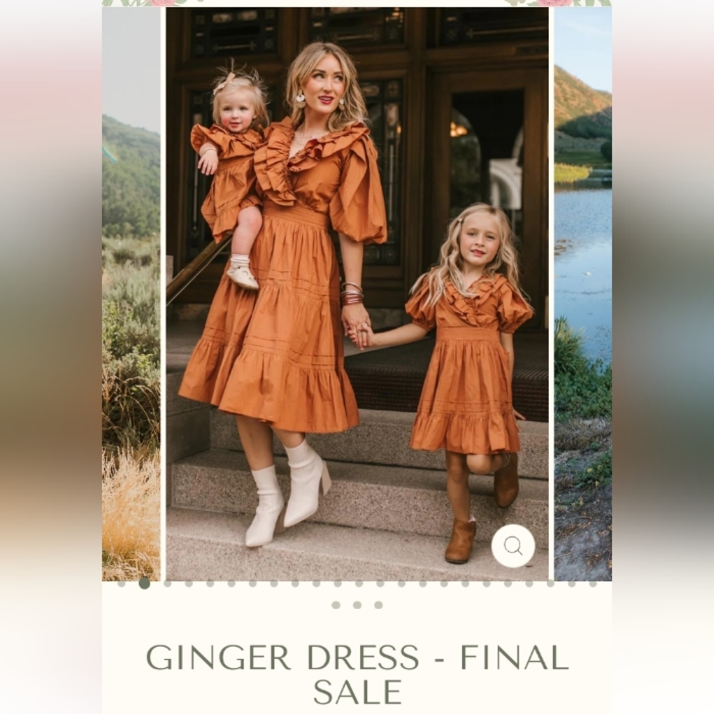 Ivy City Co "Ginger" fall dress